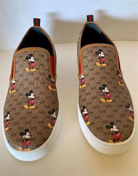 mickey mouse gucci slippers|gucci mickey mouse collection.